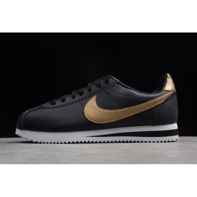 Nike Classic Cortez Se Siyah / Metal Altın Lifestyle Ayakkabı Türkiye - CVEQOIC8